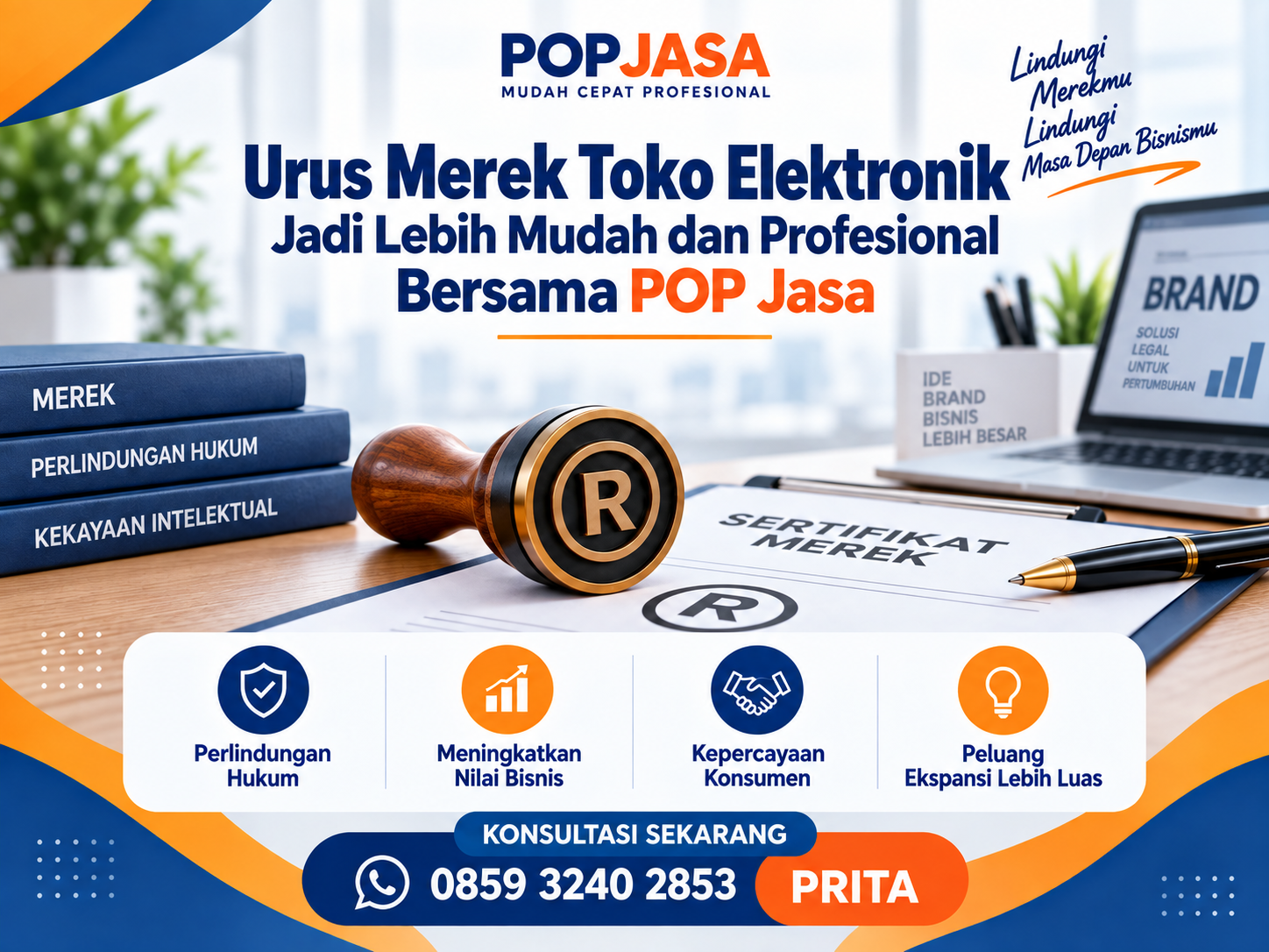 Urus Merek Toko Elektronik Jadi Lebih Mudah dan Profesional Bersama POP Jasa 