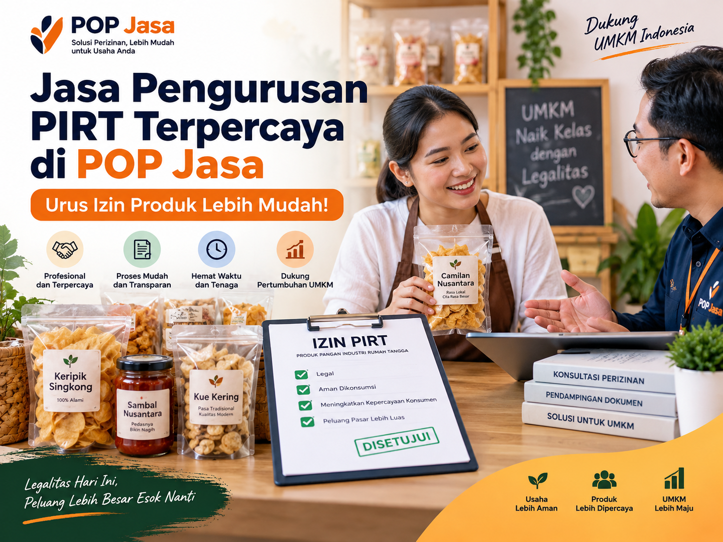 Punya Produk Makanan? Urus PIRT Sekarang Bersama POP Jasa! 