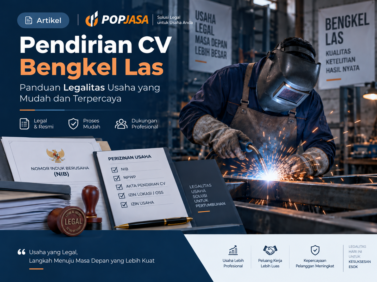 Pendirian CV Bengkel Las: Panduan Legalitas Usaha yang Mudah dan Terpercaya