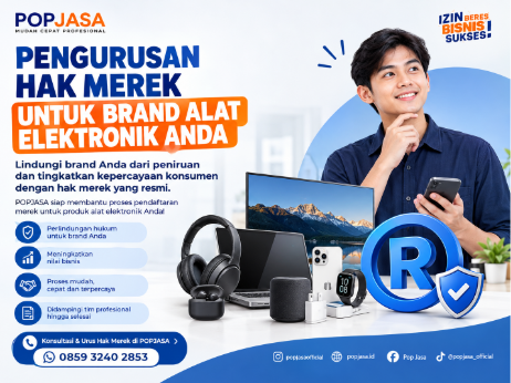 Perizinan Merek untuk Toko Elektronik Profesional 0859-3240-2853