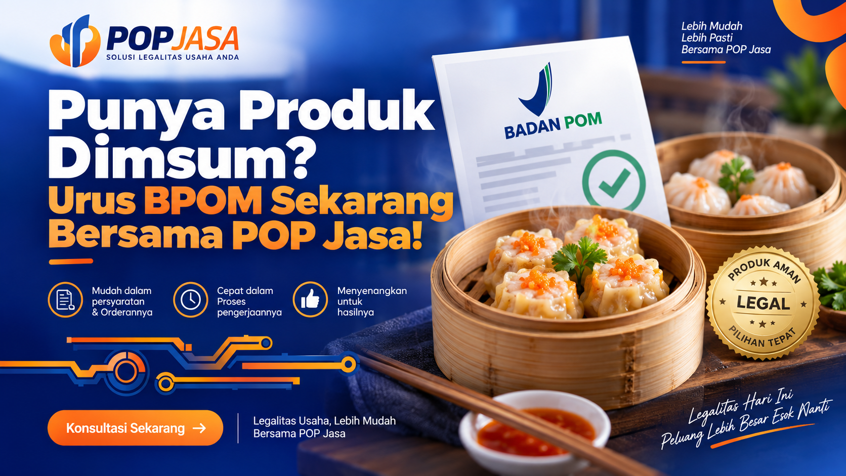 Punya Produk Dimsum? Urus BPOM Sekarang Bersama POP Jasa!