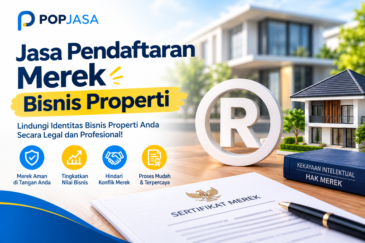 Jasa Pendaftaran Merek Bisnis Properti 