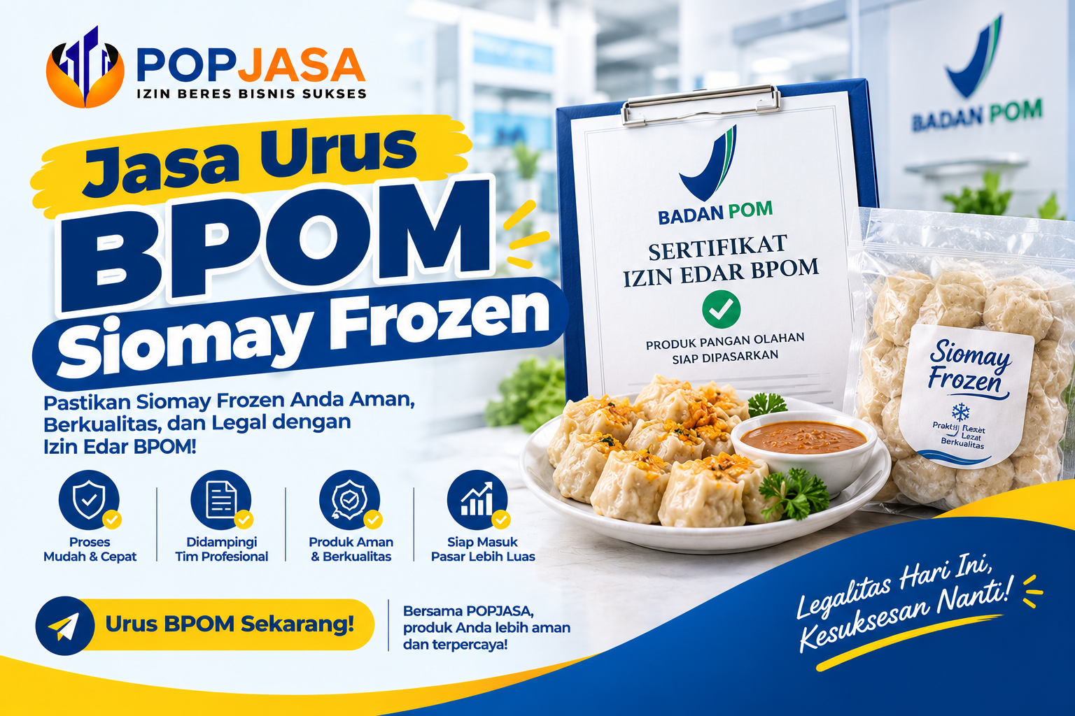 Jasa Urus BPOM Siomay Frozen