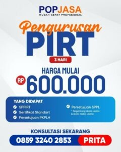 Jasa Pengurusan PIRT POPJASA | 0859 3240 2853 