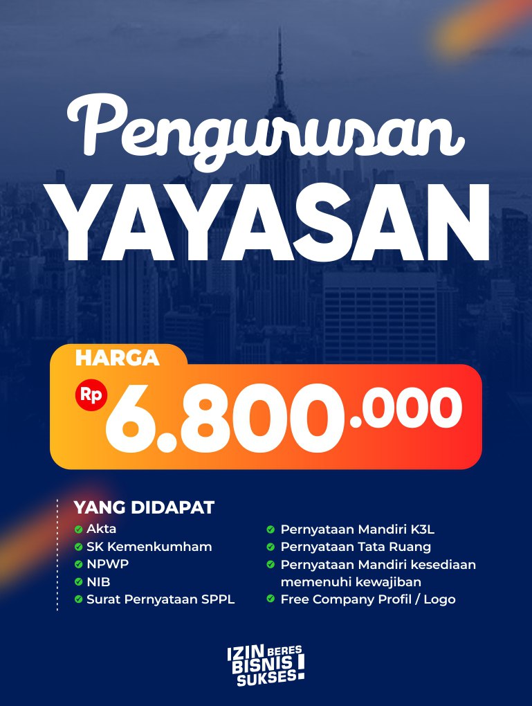PENDIRIAN YAYASAN