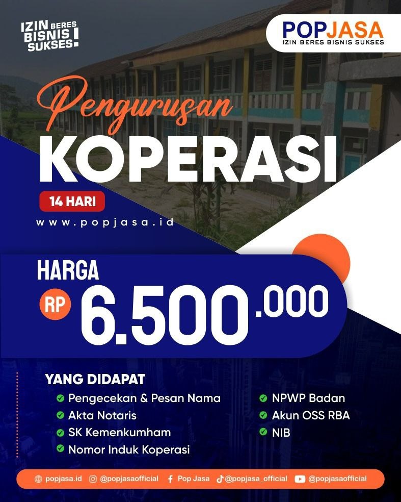 Jasa Pendirian Koperasi
