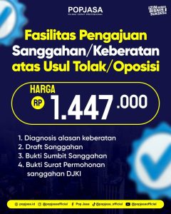 Jasa Fasilitas Sanggah Merek