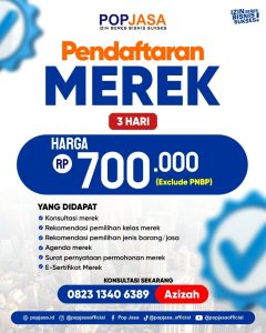 Urus Hak Merek Resmi di Pop Jasa